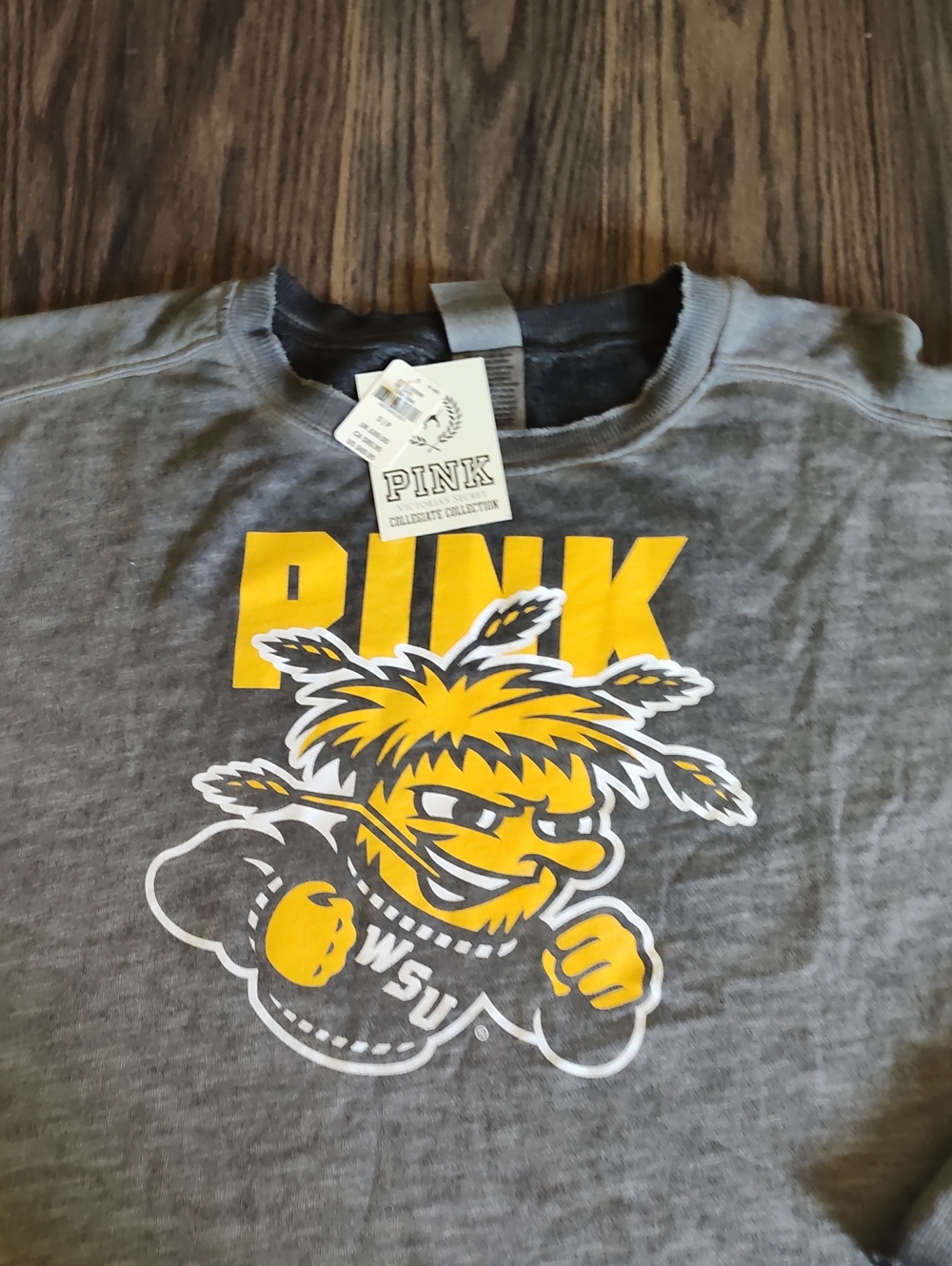 Victoria's Secret Pink Collegiate Collection Wichita State Sweatshirt